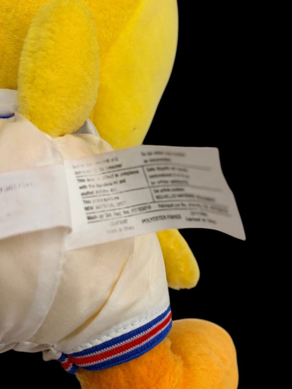 Vintage Tweety Bird Tune Squad Space Jam Plush 11" Warner Bros 1996 Toy - Picture 6 of 8